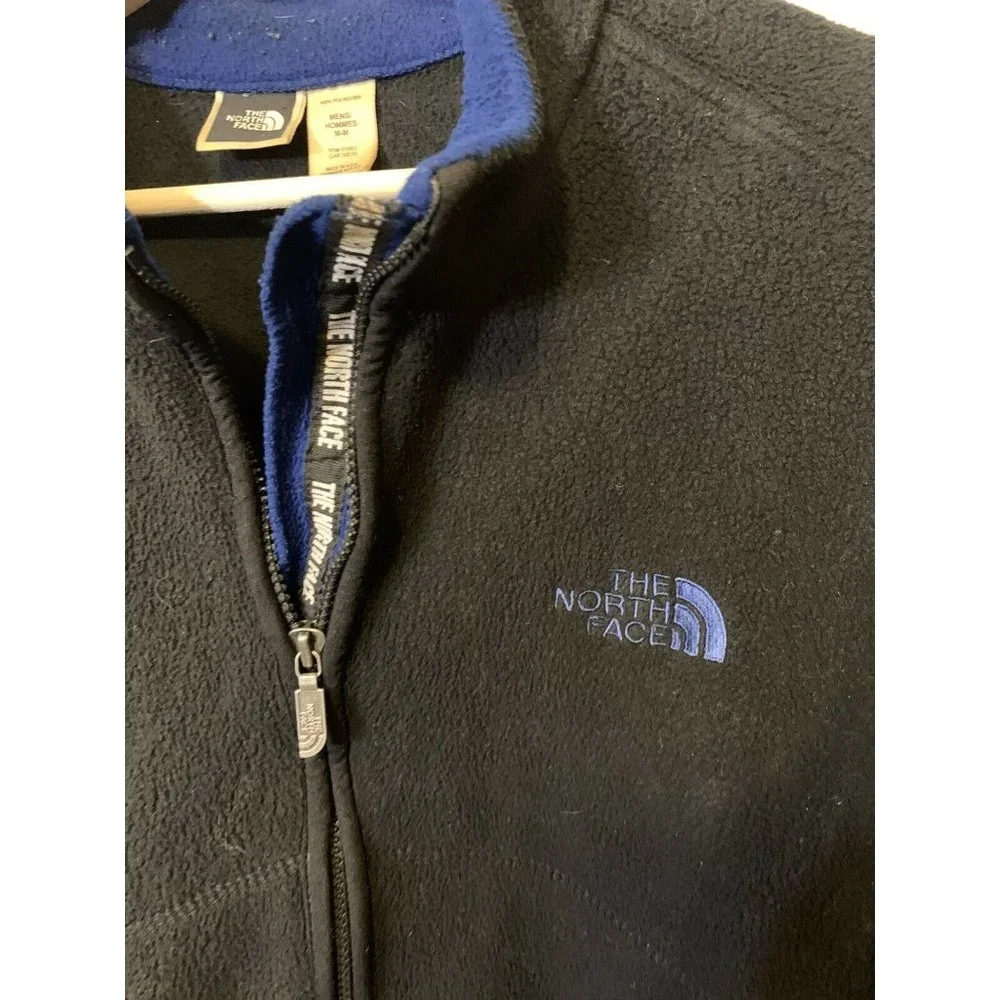 Vintage The North Face Polar Fleece Vest Size M Broken Zipper‎ Left Pocket